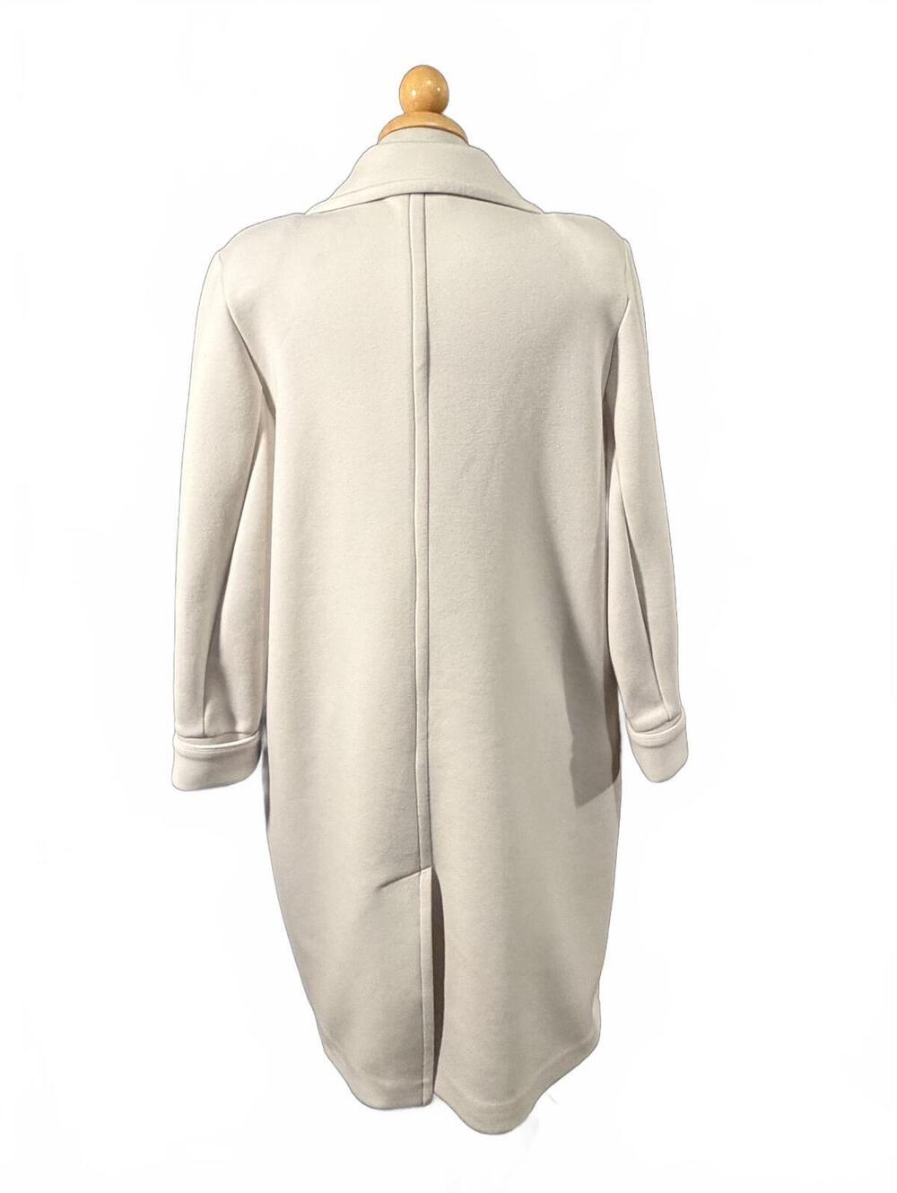 Lane Bryant Women's Cream Double-Breasted Coat Size 16 - Picture 2 of 6